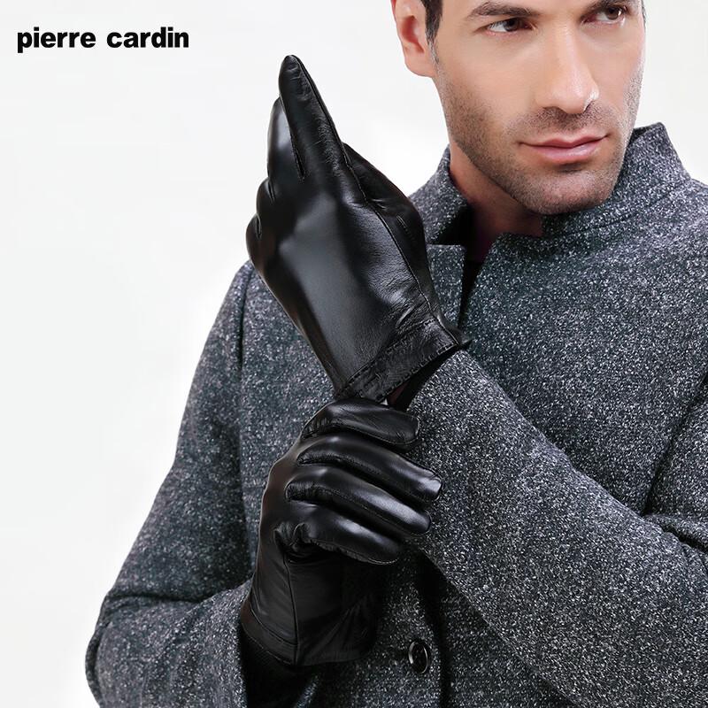 Мужские зимние перчатки из овчины Pierre Cardin