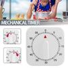 Square Mechanical Roasting Count Down Tool Kitchen Cooking Timer 1 Hour Alarm Reminder