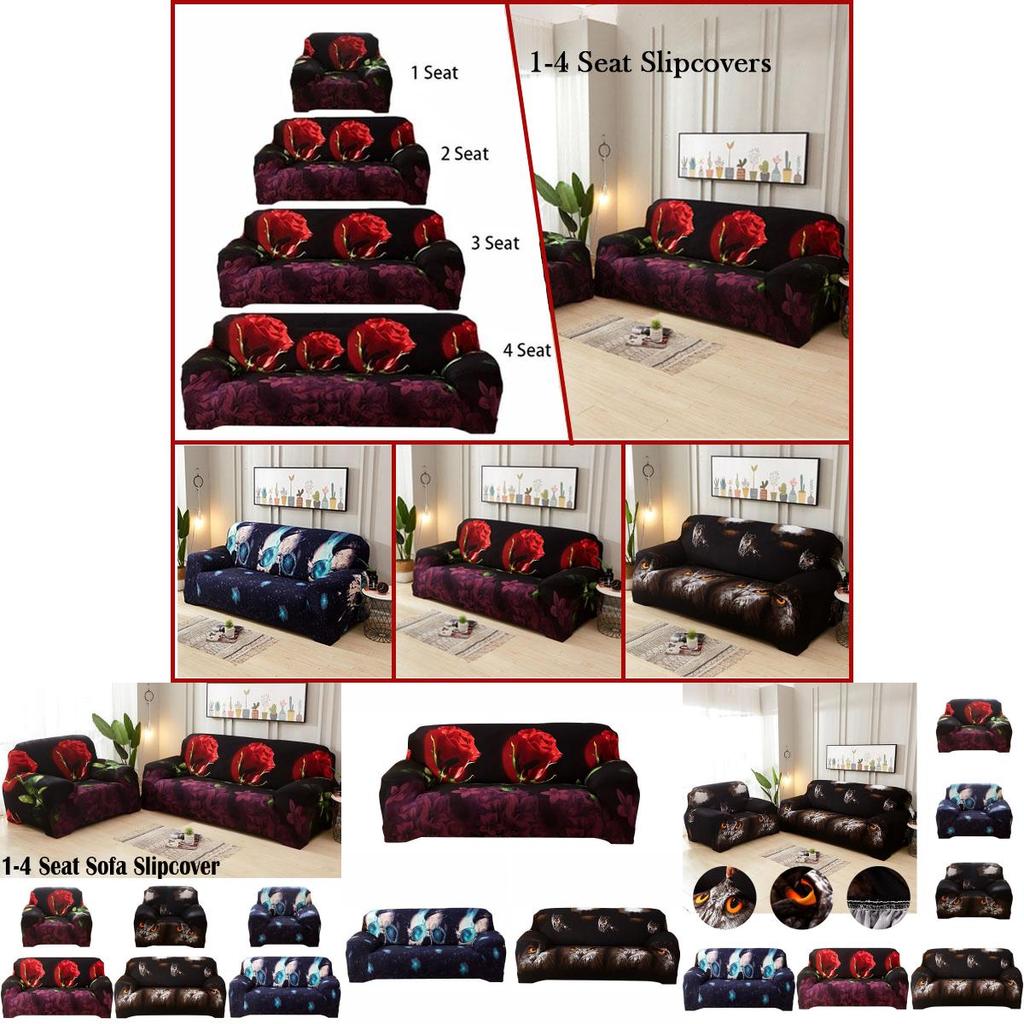 Wrinkle Resistant 1-4 Seats Sofa Cover With Excellent Fit And Elasticity For Home Decor