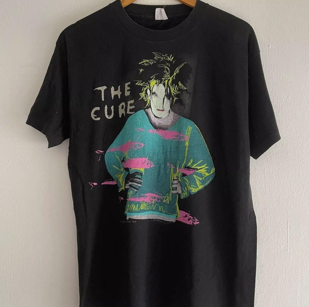 Винтажная футболка The Cure 80-х 1986 года «Стоя на пляже, смотря на море» Пост-панк Унисекс