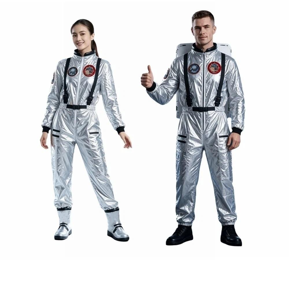 Party Astronaut Costume Jumpsuit Cosplay Costume Space Explorer Spaceman Suit Carnival