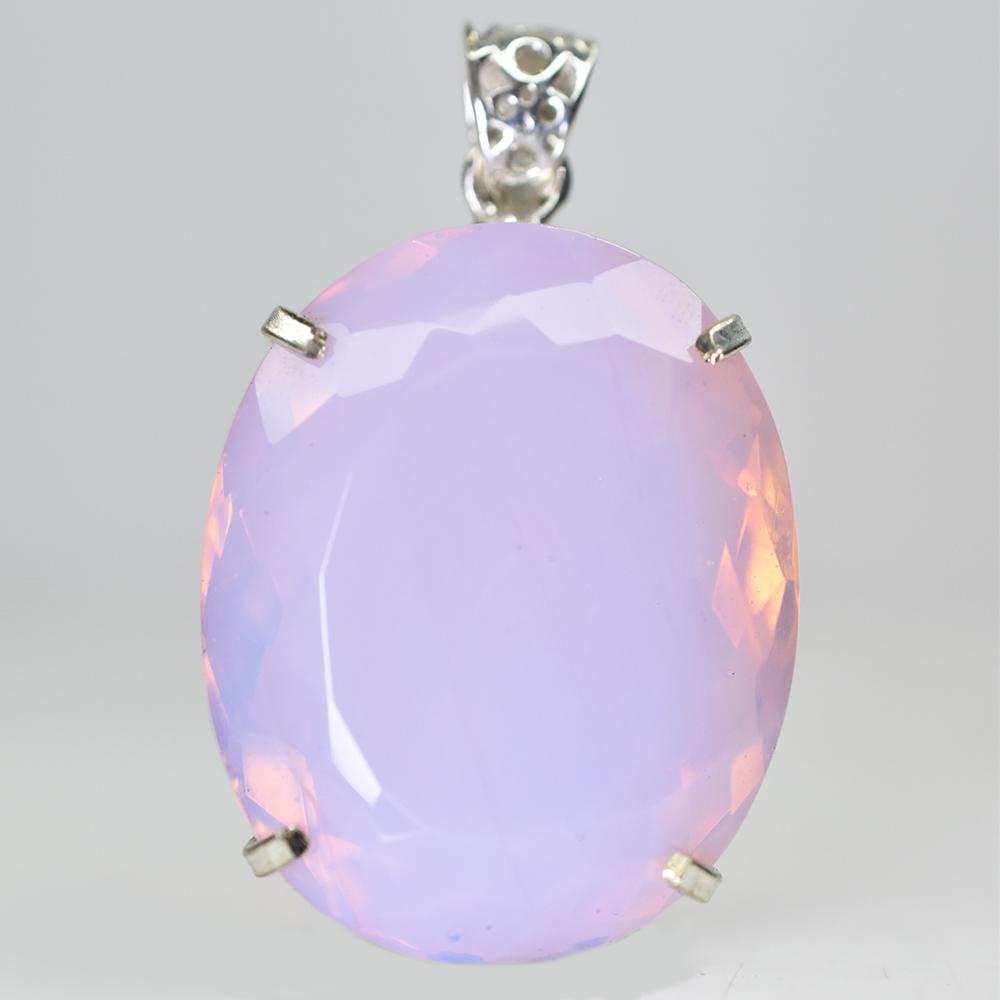 Сертифицированное серебро 925 пробы 147,45 карат австралийский опал овальной огранки подвеска с драгоценными камнями MY-PD-130-NS