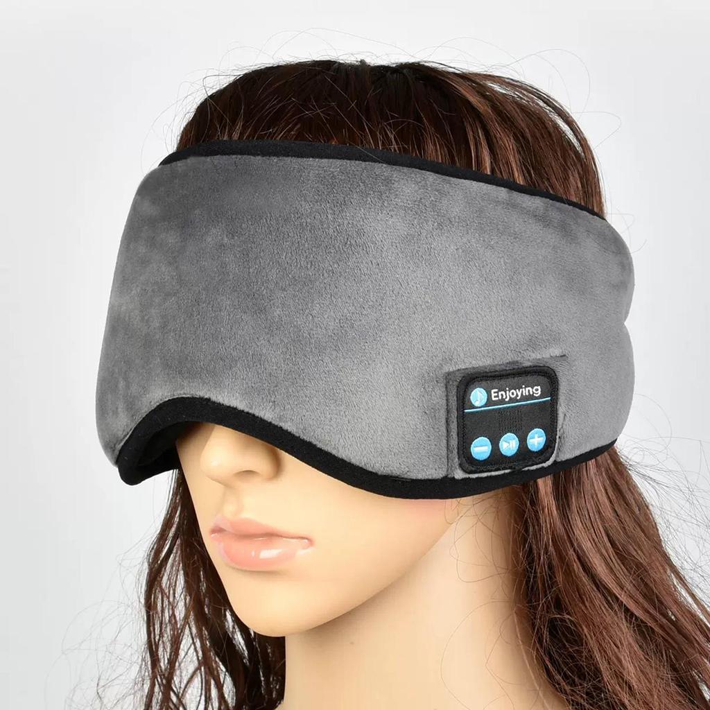 Наушники для сна, 3D-маска для глаз, Bluetooth 5.0, беспроводная музыкальная крышка с тонкими HD-динамиками, регулируемая для мужчин, женщин, спящих