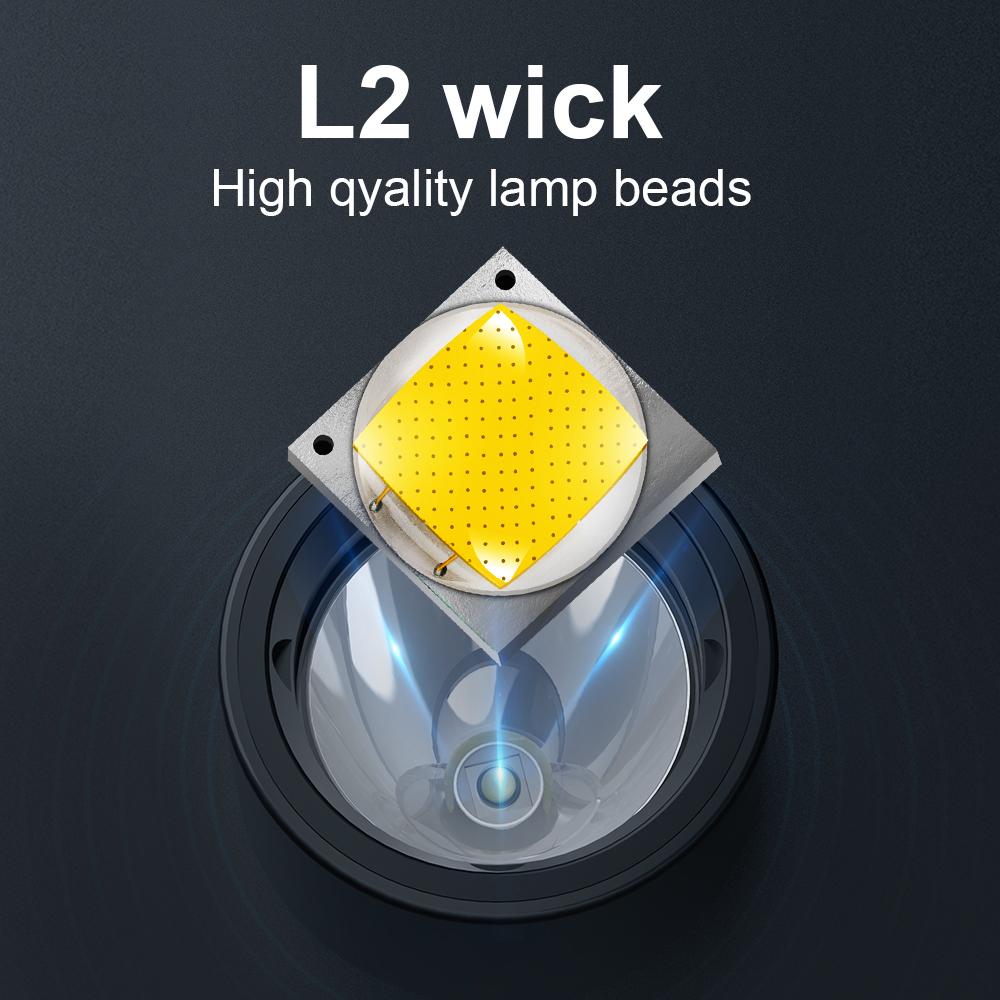 Профессиональный фонарь для дайвинга, мощный фонарь для дайвинга L2 Wick, высокая яркость 8000 лм, фонарь для дайвинга, фонарь для подводного плавания