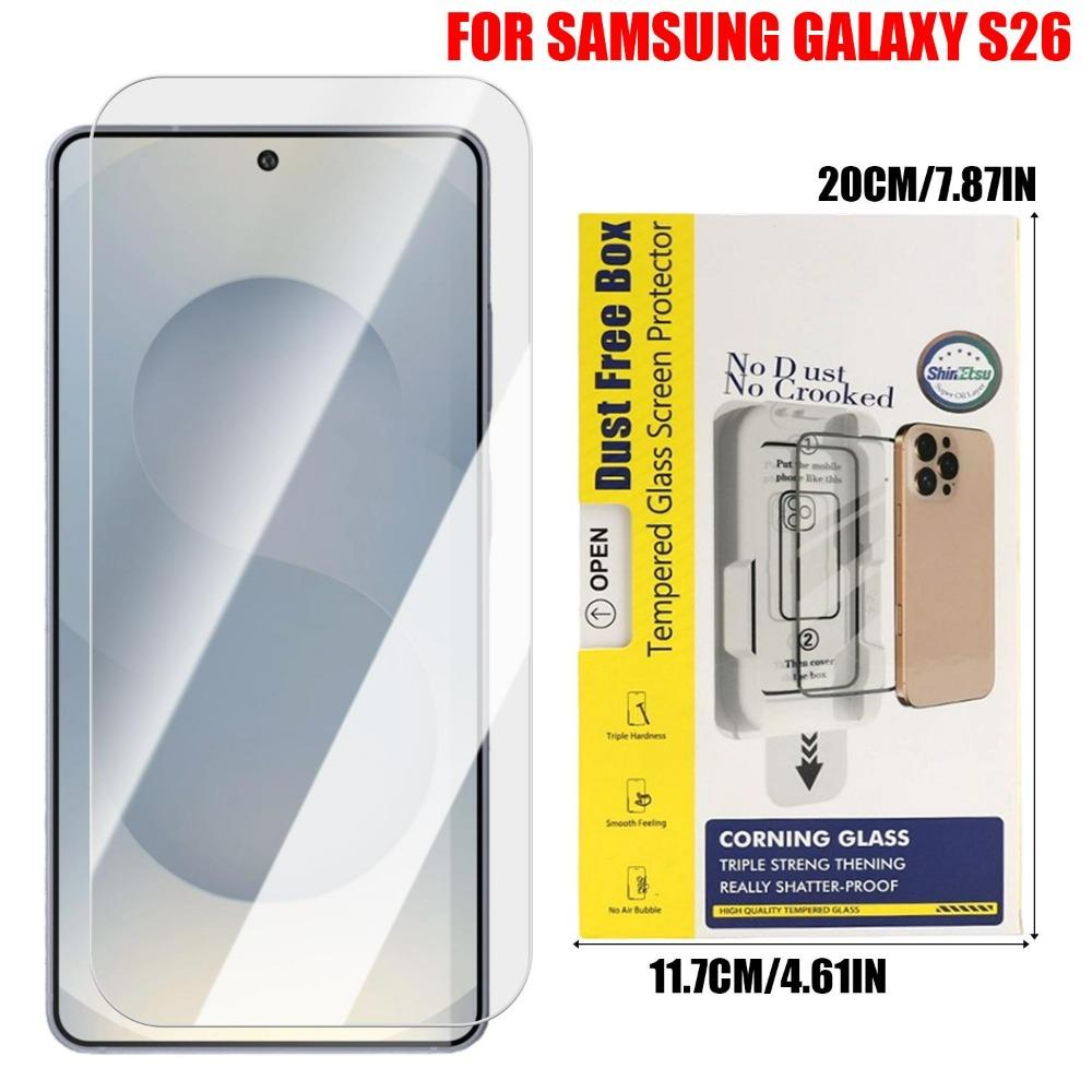 1/2 шт. Закаленное стекло 9H для экрана Samsung Galaxy S26 Ultra Пленки для легкой установки Полное покрытие для Galaxy S26 Plus