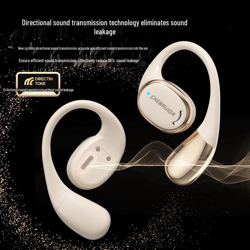 Bluetooth-наушники с костной проводимостью: Дизайн с заушным креплением, Высокое качество звука, Длительное время работы от аккумулятора