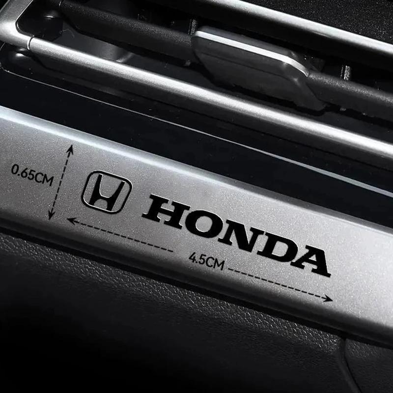 3D Metal Car Interior Decoration Decals Emblem Sticker Decoration Accessories For Honda Civic FIT Accord Prelude CRV Jazz Acura RH6