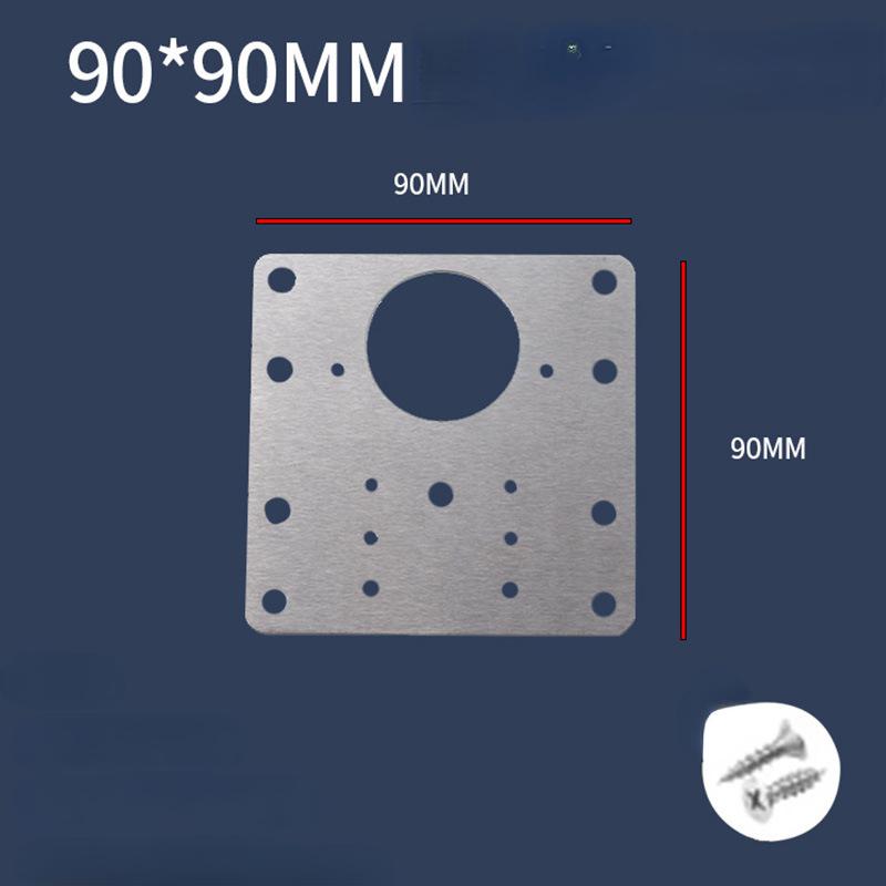 2 шт., ремонтная пластина дверной петли шкафа из нержавеющей стали, фиксированная пластина шарнира, монтажная пластина для усиления двери шкафа, ремонт повреждений боковой панели