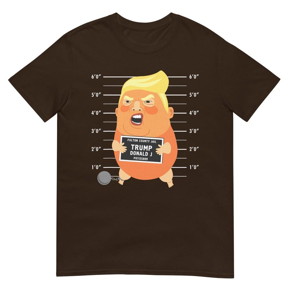 Trump Balloon Mugshot Fulton County Jail Funny AntiTrump TShirt