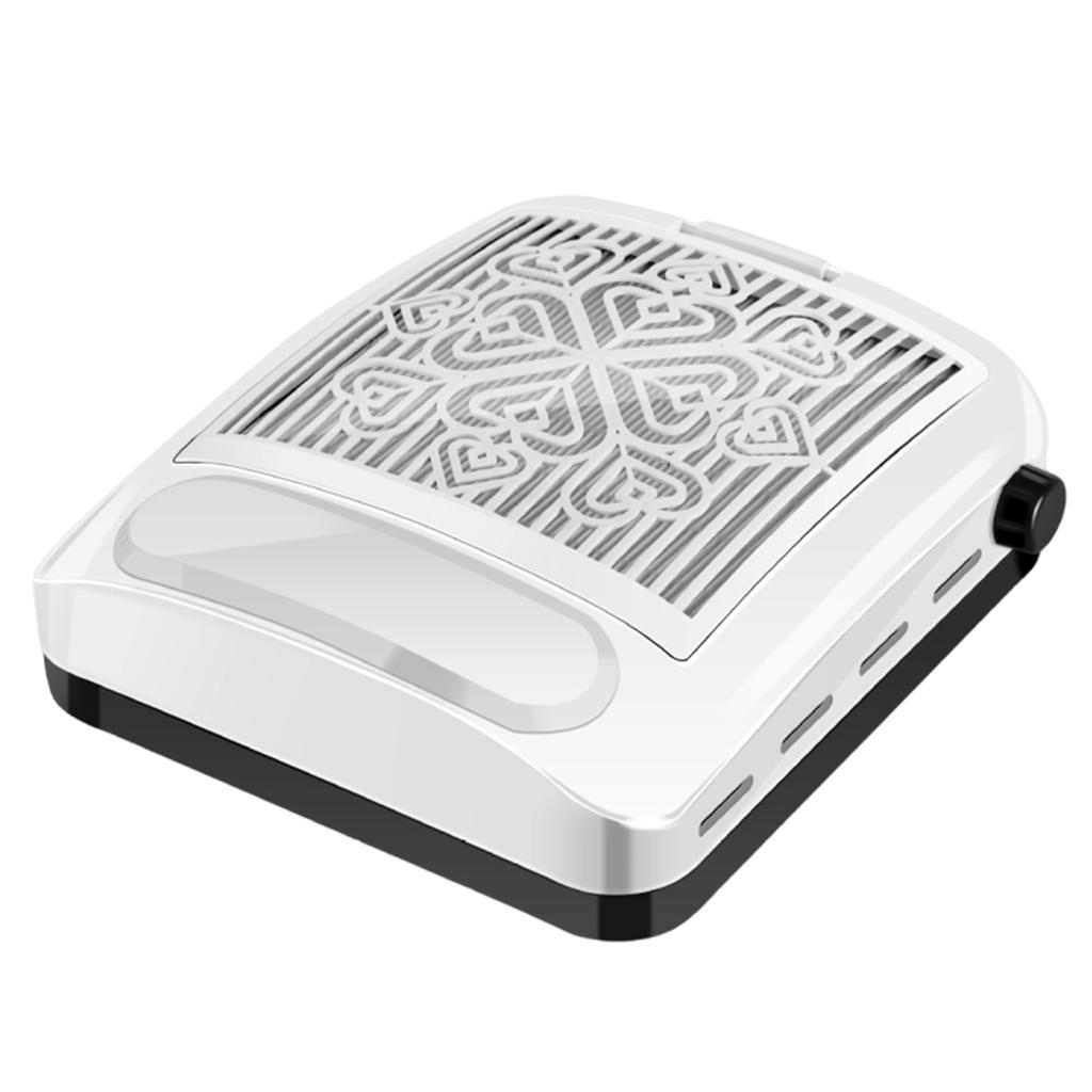 Пылеуловитель для ногтей Мощный пылесос для удаления пыли с ногтей Регулируемое всасывание для маникюра без пыли