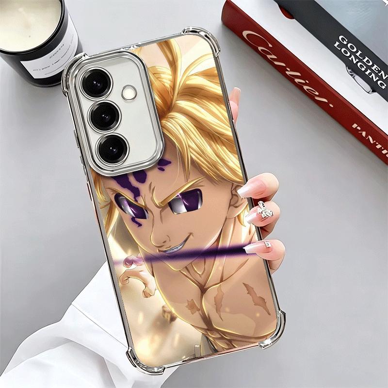 Семь Смертных Грехов Мелиодас Мягкий Чехол Для Телефона Для Samsung A17 A27 A07 A37 A57 A16 A56 A15 A55 A14 A54 A13 A53 A26 A36 A25 A35 A2