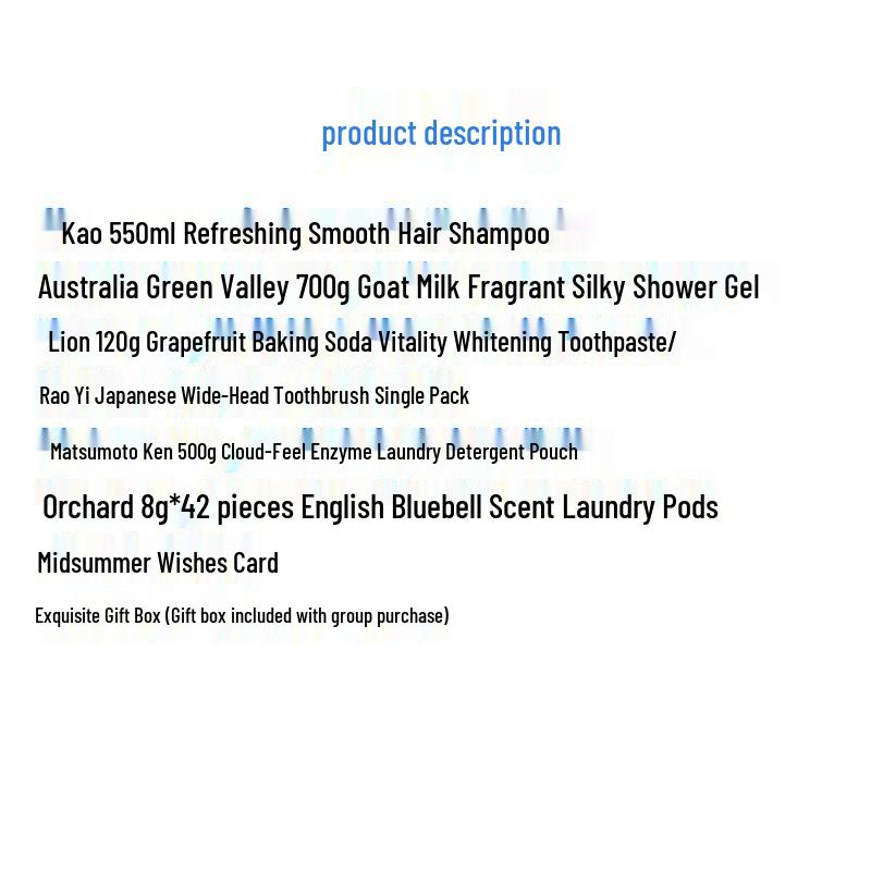 Kao Summer Wellness & Cooling Care Gift Set
