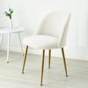 Low Back Chair Cover Accent Short Back Dining Chair Slipcovers Curved Small Chair Covers Elastic Stretch Funda Silla Seat Cover