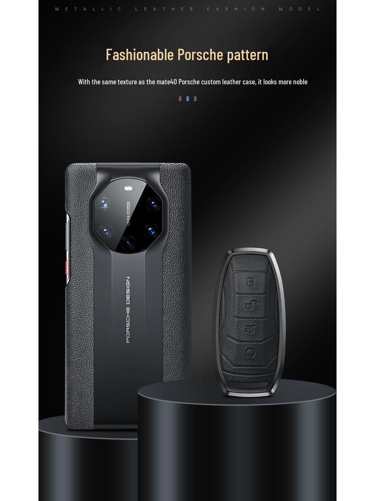 BYD Car Key Fob Case: Qin Pro, Song PLUS, Han MAX, Tang E9 - Aluminum Alloy Shell and Buckle