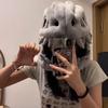 Dinosaur Skeleton Mask Headgear - Dragon Skull Hat for Adults and Kids