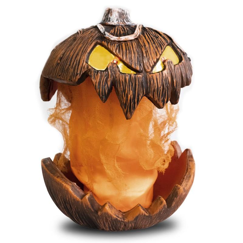 Halloween Pumpkin Prop With Rising Motion Light Sound Effects Outdoor Garden Decor