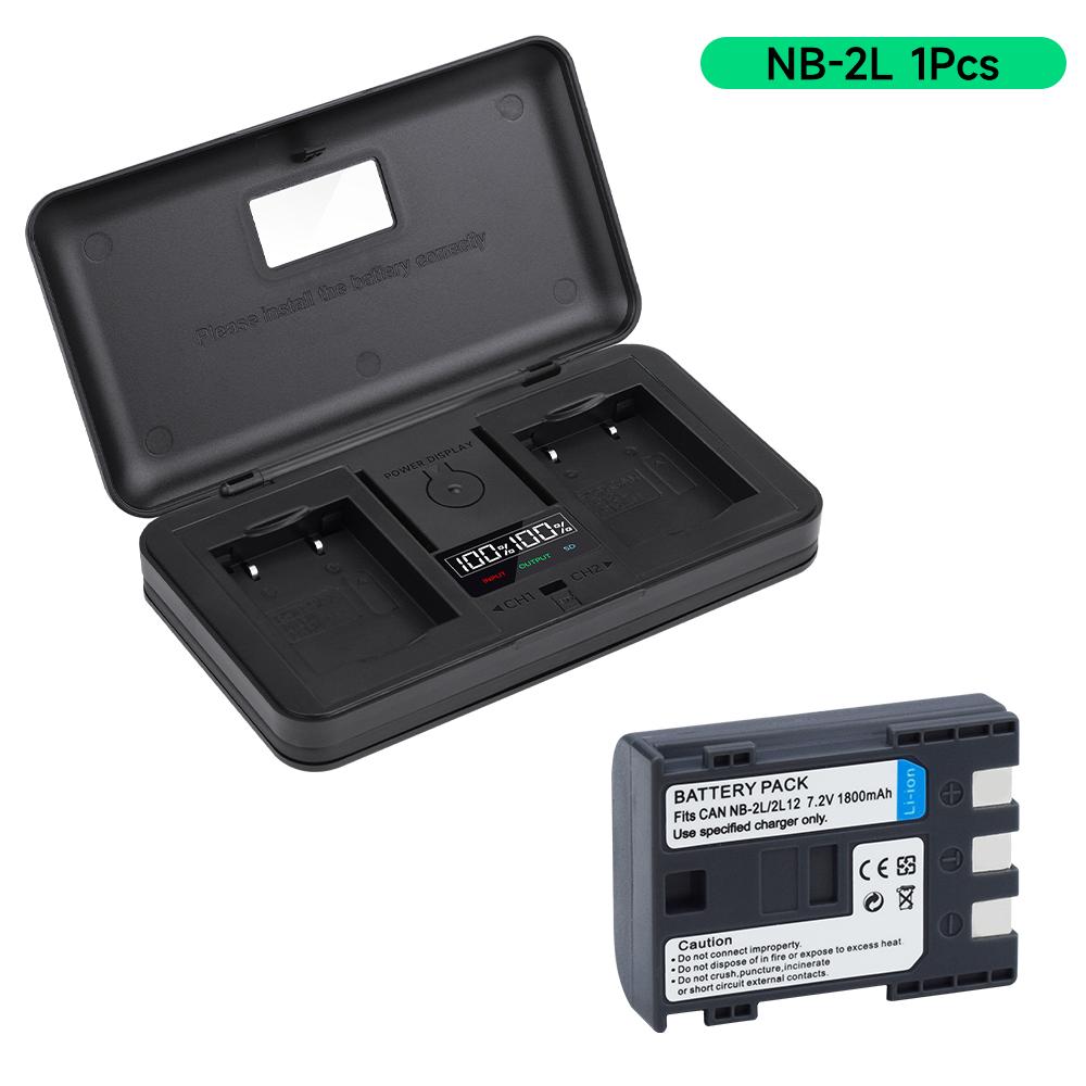 PALO Зарядное устройство для камеры NB-2L LCD USB зарядное устройство с двумя батареями для камеры Canon 350D 400D S70 S80 G7 G9 S30 S40 S50 S45 S80 XTI