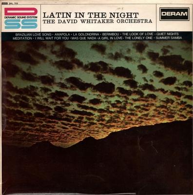 Виниловая пластинка DAVID WHITAKER ORCHESTRA Latin In The Night SML703 Deram 1996 UK Джаз Б/у