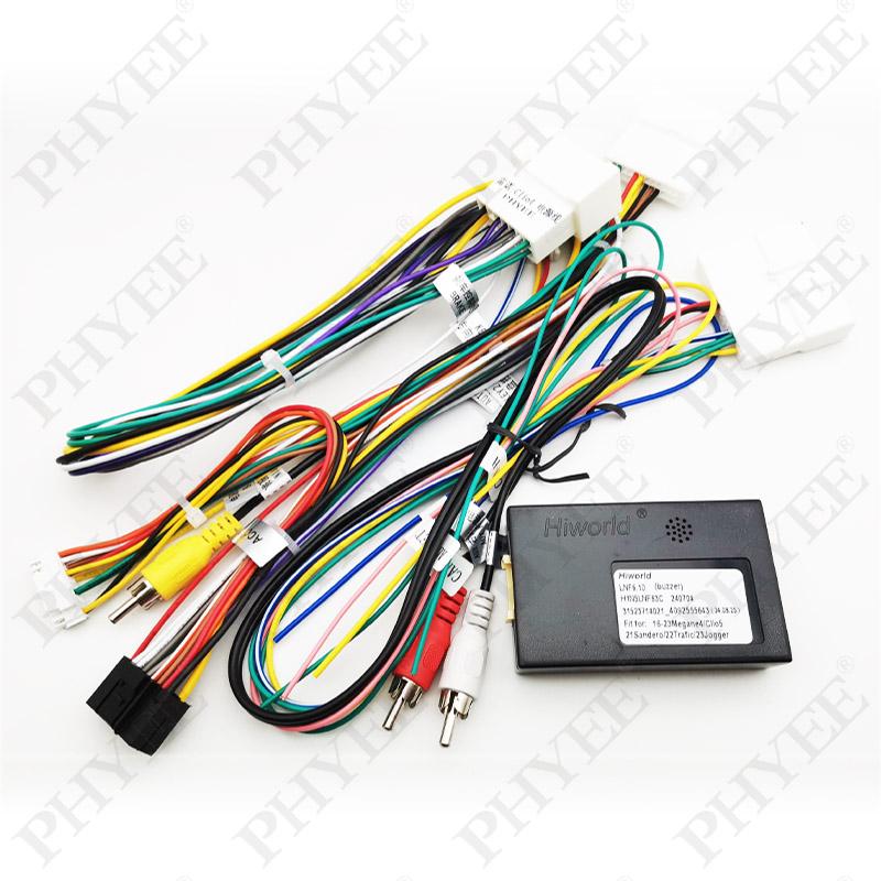 Wiring Harness CAN Bus Decoder 32Pin 24Pin 12Pin, Tomtom Display SWC Retention, P&P 16Pin Android, for Renault Clio 4 2012-2020