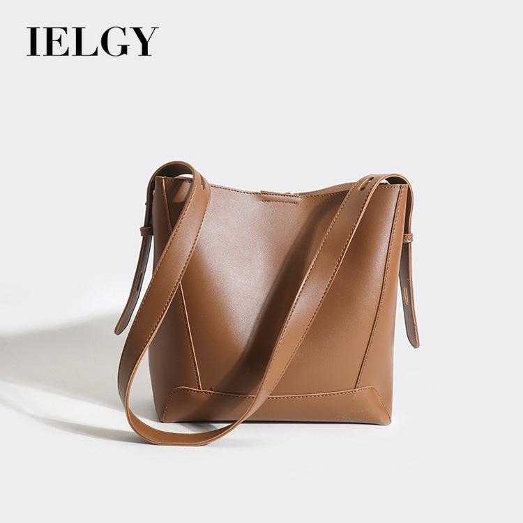 IELGY Women's Fashion Bucket Bag, Versatile Commuter Large-capacity Shoulder Underarm Tote Bag