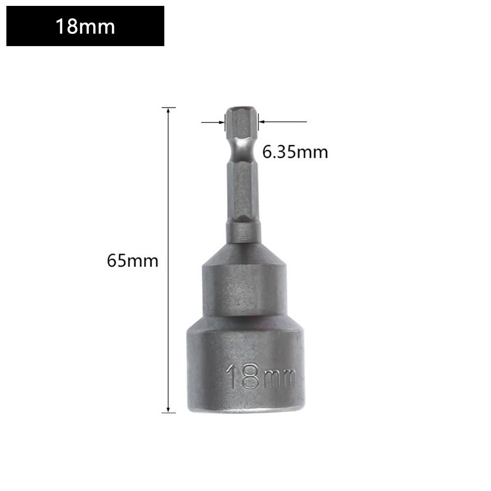 Grey Socket Wrench Hexagon Nut Driver Easy Handling
