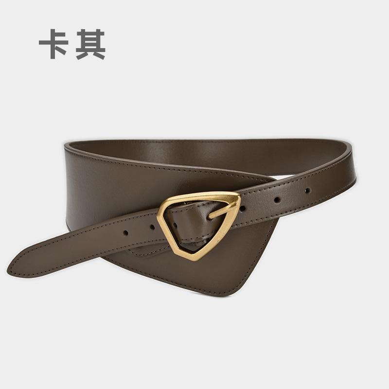 Hot Sale Women Genuine Leather Waistbands Waist Seal Fashion Metal Pin Buckles Belts Strap Personality Female Wide Soft Belt