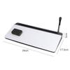 Hot Glass Desk Whiteboard With Storage Tempered Memo Keyboard Stand Household Plastic Message Board Home Office