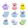 Luminous and Funny Little Ghost Figurine Decorative Accessories, Mini Micro-landscape Desktop Ornaments