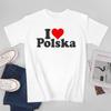 Unisex Unisex I Love Poland Polska I Heart Poland Polish Tshirt Tees T Shirts WoUnisex Boys 100 Cotton TShirt