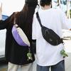 Японская нишевая нагрудная сумка с цветными блоками: Унисекс Легкая Нагрудная и Поясная Сумка для Телефона для Повседневных Занятий Спортом