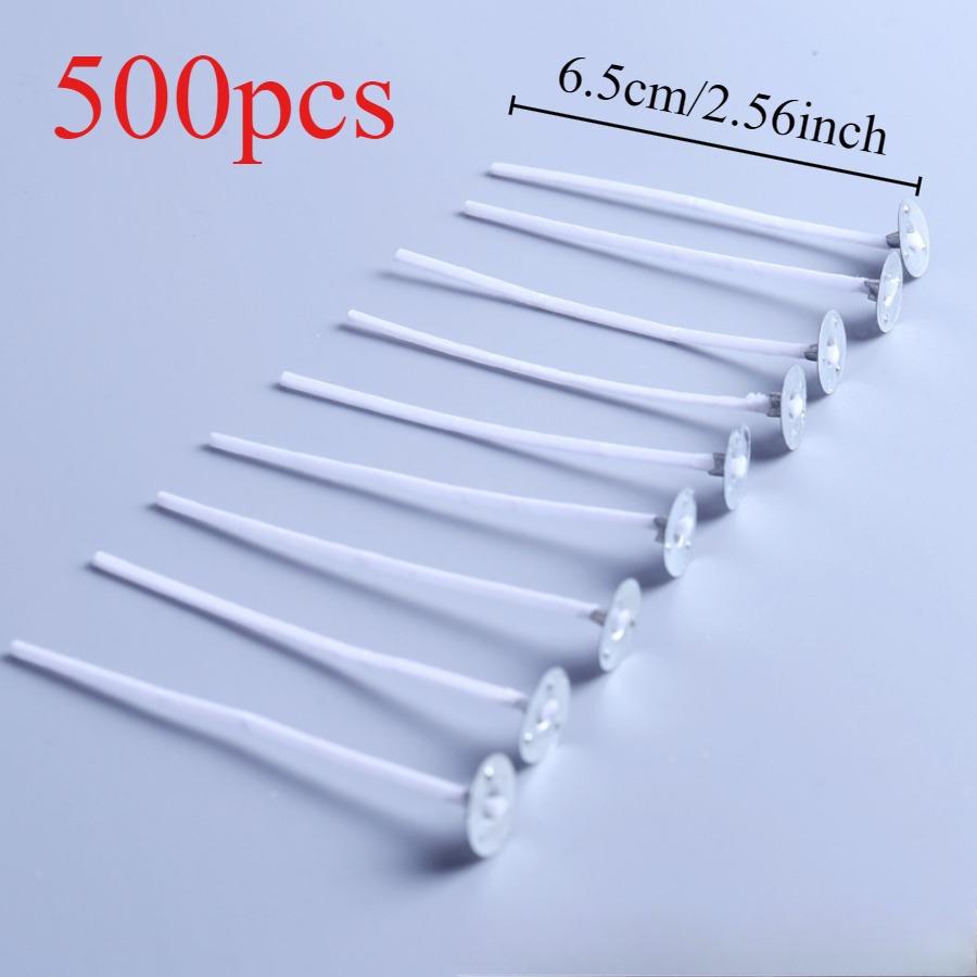 100 шт/500 шт 6,5-16 см фитили для свечей бездымный воск чистый хлопок сердечник для самостоятельного изготовления свечей предварительно вощеные фитили принадлежности для вечеринок
