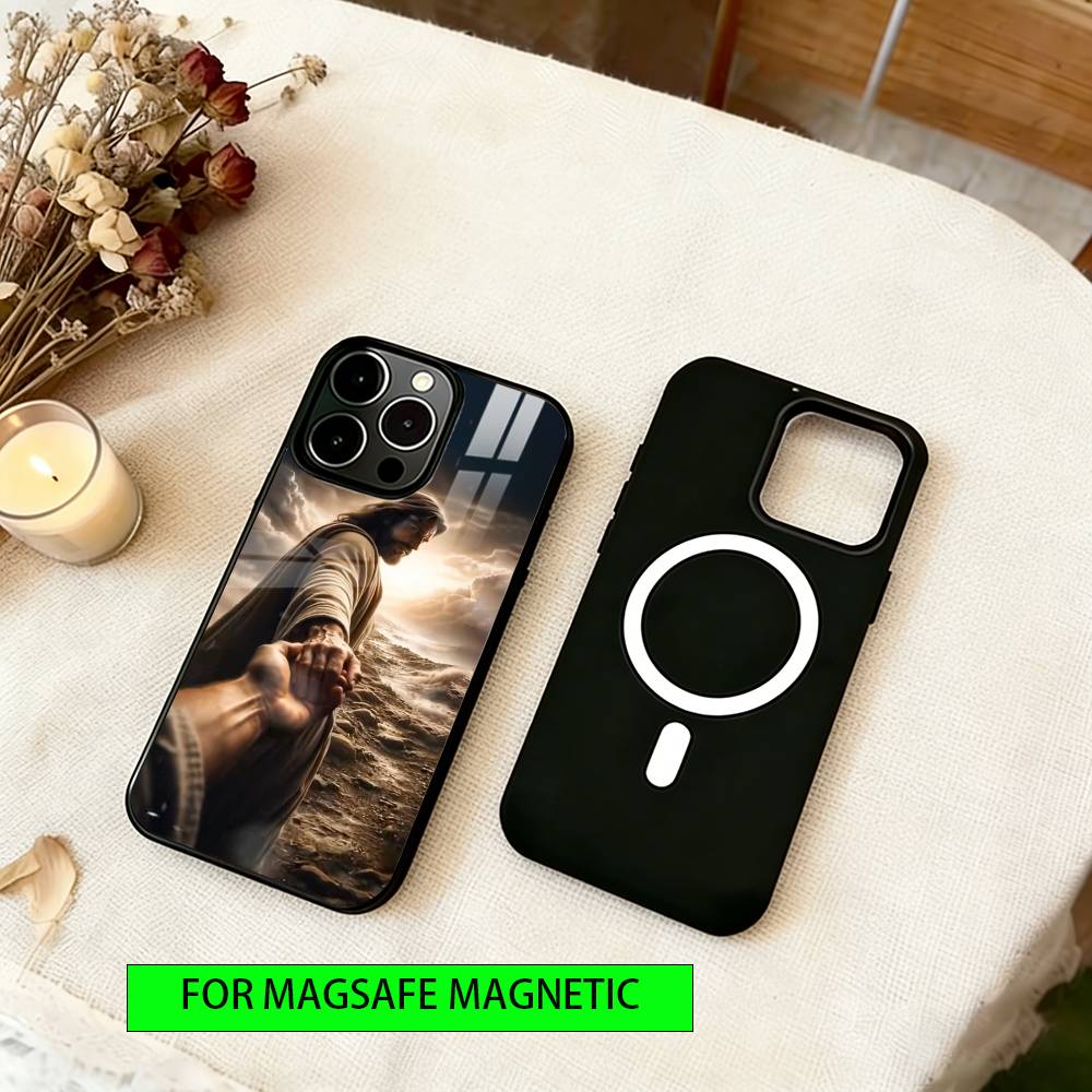 Jesus Christ Phone Case For iPhone17,16,15,14,13,12,11 Plus,Pro Magnetic with Magsafe Wireless Charging