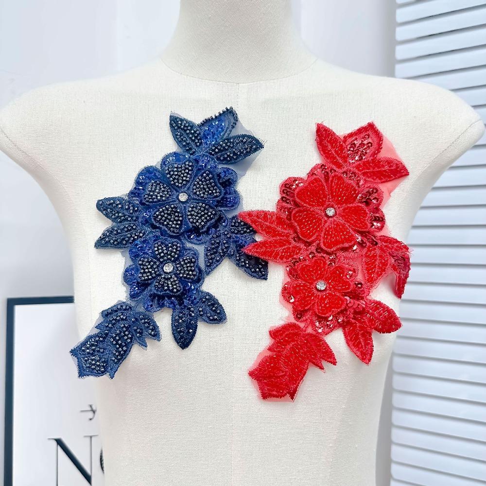 Бусины для ногтей 3D Цветочная наклейка DIY Цветок на грудь Аксессуары для одежды для сценических выступлений