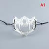 Skull Mask Party Long Teeth Demon Skeleton Half Face Mask Wolf Dragon Tiger Houjuu Nue Mask Cosplay Halloween Costume Props
