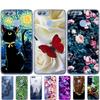 Чехол для телефона для huawei Nova 2 2s plus, мягкий силикон из ТПУ, прозрачная задняя крышка с рисунком и рисунком, полная защита на 360 градусов