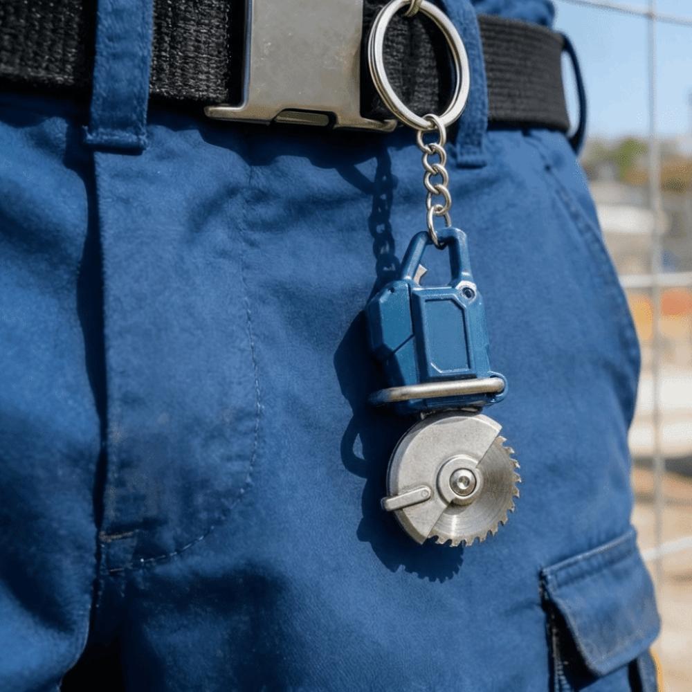 Смола Портативная Брелок-цепочка для бензопилы Кольцо Брелок для сумки Портативный Угловая шлифмашина Брелок Ручной На открытом воздухе Садоводство Обрезка
