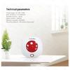 Fuers 110dB Loud Wireless Strobe Siren Red Light 433MHz Indoor Alarm Flash Horn Flashing Siren for G60 G30 G34 G70 Alarm System