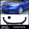 Передний бампер (губа) для Honda Fit 2018-2020: Модификация спортивного бампера из трех секций
