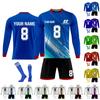 Personalised Shirts Kit Mens Girls With Name Number Custom Football Jerseys For Boys Training Suit