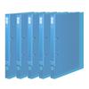 KOKUYO File Ring File Slim A4 Vertical 180 Sheet Holder 2 Holes Light Blue Set of 5 F-URFC420LBX5