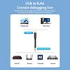USB RJ45 Консольный кабель Отладка сети Последовательный адаптер для маршрутизатора Коммутатора Точки доступа Межсетевого экрана Конфигурация Чип Win Linux 1м 3м 5м