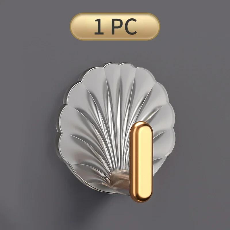 4/2/1 шт. настенные крючки без перфорации, крючки в форме ракушки, прочные липкие вешалки для одежды, вешалка для полотенец, сумка для ключей, держатели для ключей