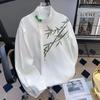 Унисекс Ретро Рубашка Тансюит с Длинным Рукавом: Модный принт весна/лето