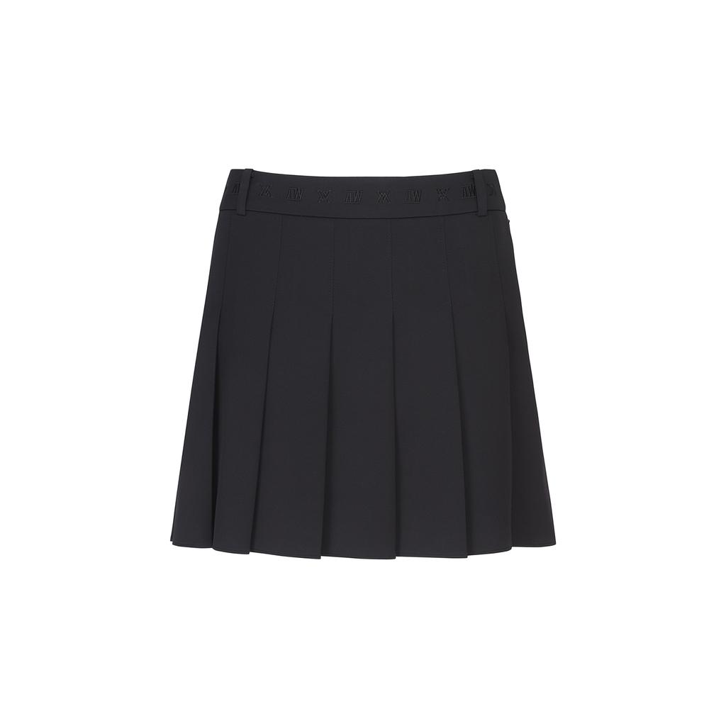 Anew Golf W Logo Band Point Pleats Sq_Bk