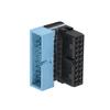 5 шт. Угловой USB 3.0 19-контактный внутренний разъем для материнской платы