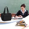 Trunab Teacher Bag, Large Capacity Tote Bag for Teachers, Business Bag for Commuting, School, Business Trips, and Visits (Black)
