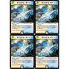4 Original Autographed Duel Masters DM22EX1 60/130 Golden Strategy!! Duel King MAX 2022