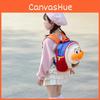 Kids Plush Anpanman Backpack With Cute Cartoon Print Schoolbag Gift Lightweight
