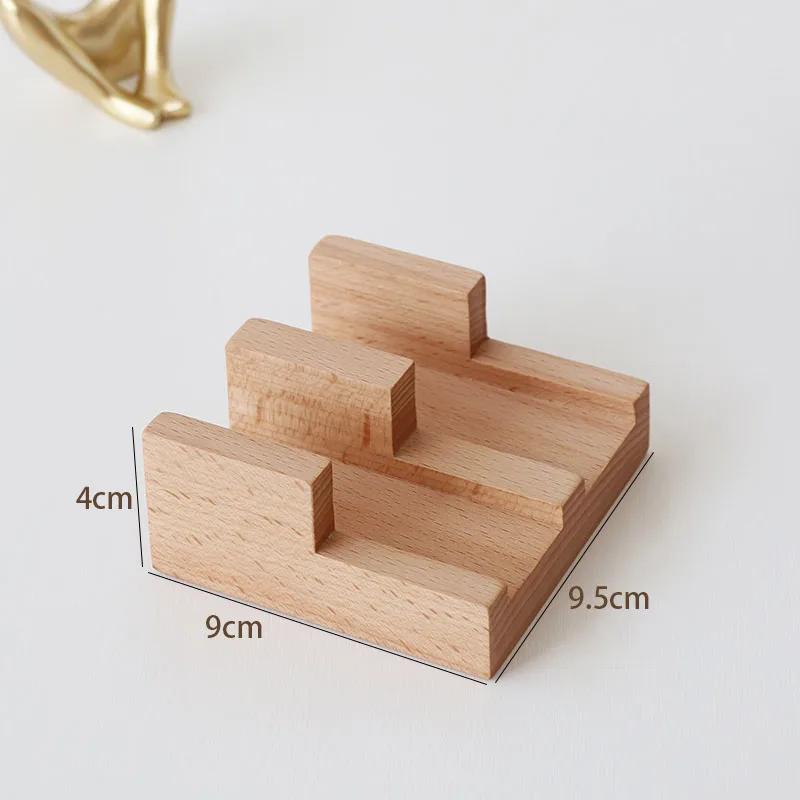 Креативная деревянная тарелка для подачи суши, прямоугольная подставка для молекулярной кухни, ресторанная посуда для демонстрации фирменных блюд