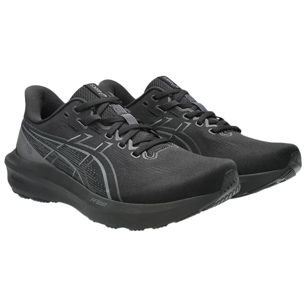 Asics GT-1000 15 Удобная посадка Прочные Дышащие Беговые кроссовки Мужская кроссовка Черный 1011C230-001
